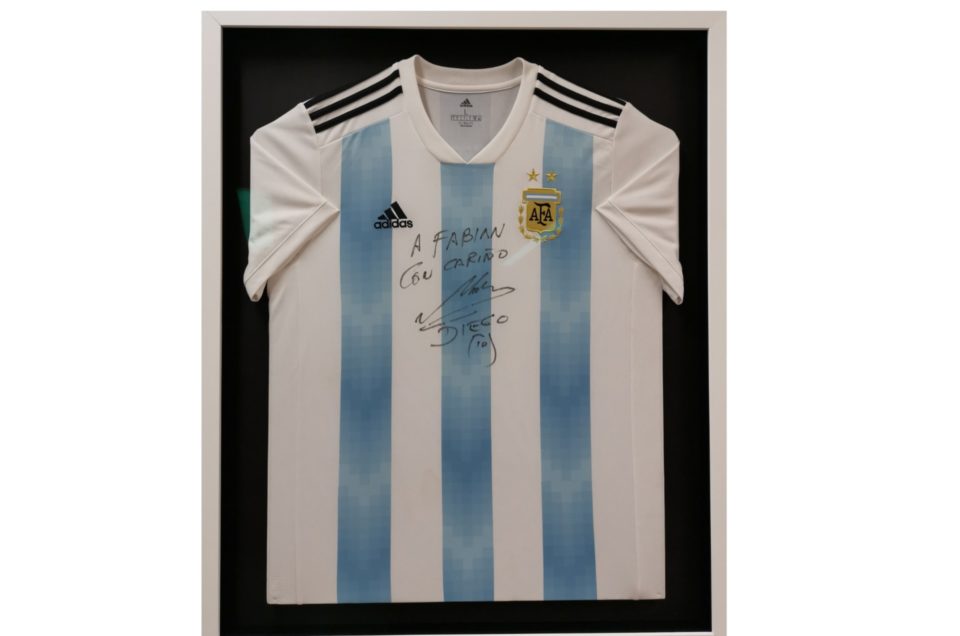 Encadrement d'un maillot de foot - Dimex Encadrement
