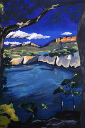 Sébastien Arcouet "Vue du Cap Canaille depuis la calanque de Port-Miou"