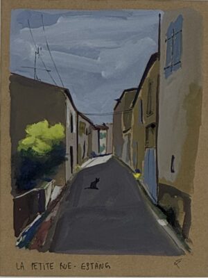 Sébastien Arcouet "La petite rue à Estang"