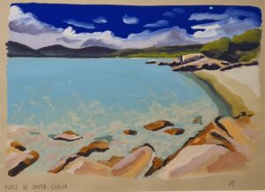 Sébastien Arcouet "Plage de Santa Giulia"