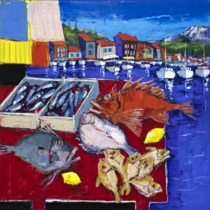 L'HUILLIER Francis "L'ETAL AUX POISSONS 1"