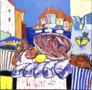 L'HUILLIER Francis "L'ETAL DE POISSONS 3"